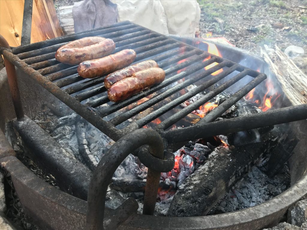 Brats on the fire Montana with Scott Sery