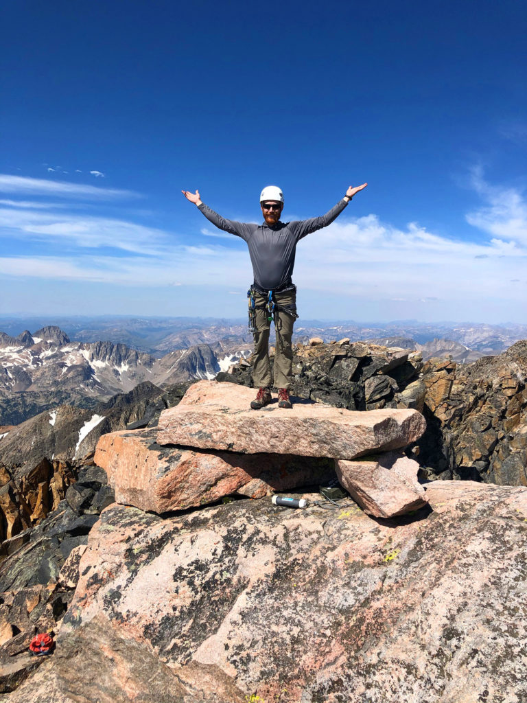 granite peak summit photo climbing writer scott sery