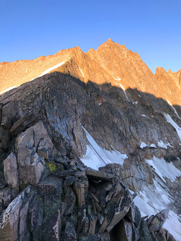 granite peak sunrise montana's highest point