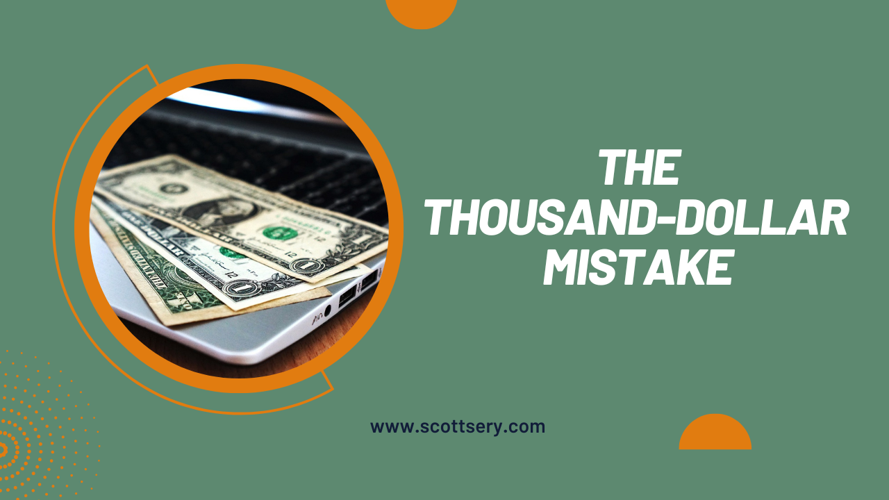 Thousand Dollar Website Mistake copywriter Scott Sery explains