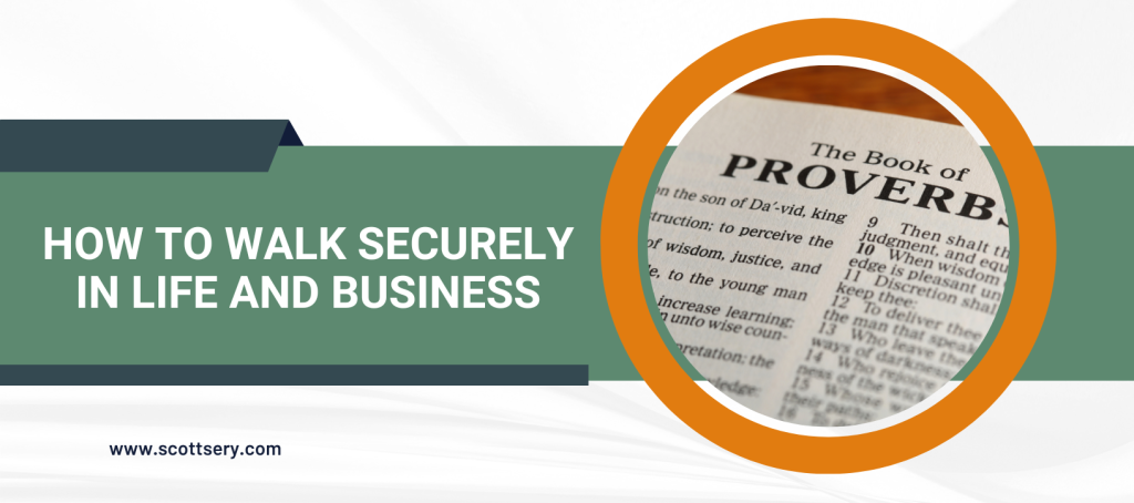 Ghostwriter Scott Sery talks about how to walk securely