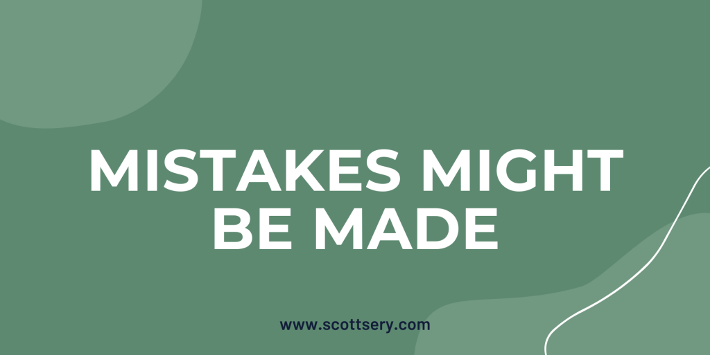 Don't make mistakes, know before you go! Scott Sery is a ghostwriter
