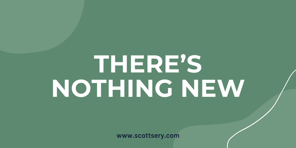 Scott Sery the ghostwriter talks about nothing new under the sun