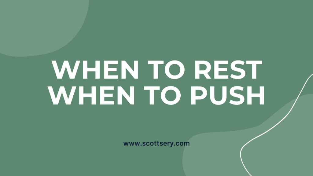 A time to rest a time to work, get your book written