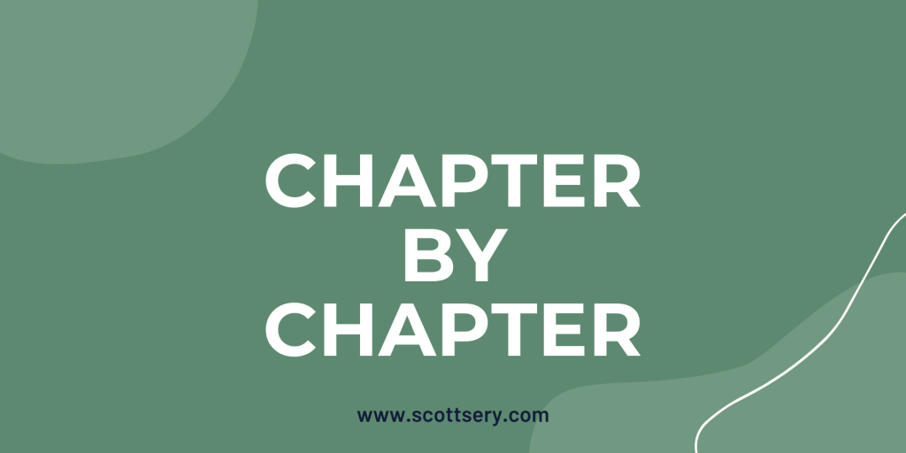 Chapter by chapter editing is a good option for clarity