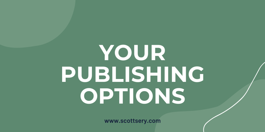 Publishing a book can be done in a few different ways.