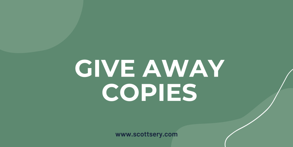 After you learn how to write a book, you need to give away your book